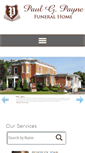 Mobile Screenshot of paynefuneralhome.com